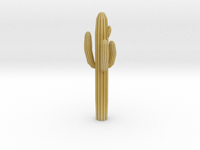 O Scale Saguaro Cactus in Tan Fine Detail Plastic