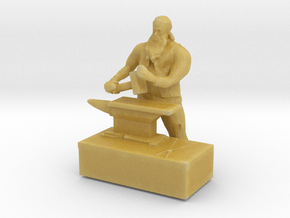 HO Scale Big Man with Anvil in Tan Fine Detail Plastic