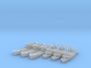 Trawlers (UK) 1/1250  in Clear Ultra Fine Detail Plastic