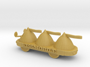 HO Scale KissMobile in Tan Fine Detail Plastic