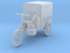 HO Scale Ice Cream Mobile in Clear Ultra Fine Detail Plastic