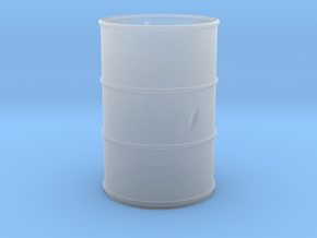 Barril-Golpeado+Bomba-de mano-1_18 in Clear Ultra Fine Detail Plastic