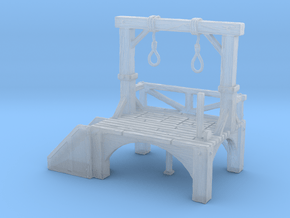 S Scale Gallows in Clear Ultra Fine Detail Plastic