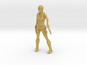 HO Scale Laura With a Gun 3 in Tan Fine Detail Plastic