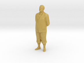 HO Scale Old Man in Tan Fine Detail Plastic