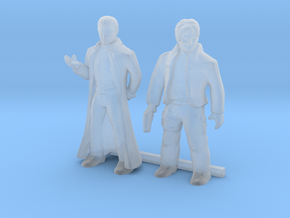 HO Scale Male Robbers in Clear Ultra Fine Detail Plastic