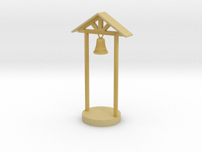 O Scale School Bell in Tan Fine Detail Plastic