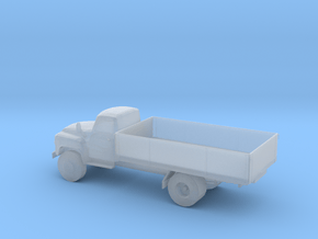 S Scale Flat Bed Truck in Clear Ultra Fine Detail Plastic