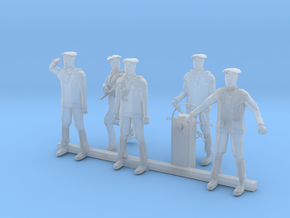 S Scale Sailors in Clear Ultra Fine Detail Plastic