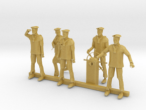 O Scale Sailors in Tan Fine Detail Plastic