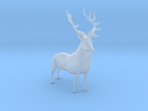 HO Scale Elk in Clear Ultra Fine Detail Plastic