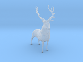 S Scale Elk in Clear Ultra Fine Detail Plastic
