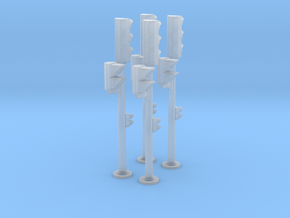 Semáforo-bajo-peatones-H0-SETx4-proto-01 in Clear Ultra Fine Detail Plastic