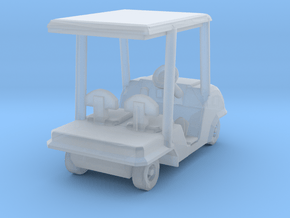 1-94 Scale Golf Cart in Clear Ultra Fine Detail Plastic