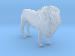 O Scale Lion in Clear Ultra Fine Detail Plastic