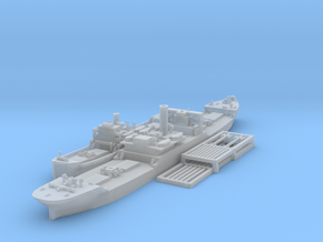 1/1800 EFC Freighters 1020 'Laker'and 1013 in Clear Ultra Fine Detail Plastic