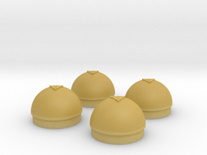 1/48 Torpedo Warhead Inserts for PT Boats in Gray Fine Detail Plastic