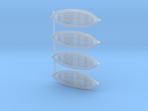 Special Lifeboats in Clear Ultra Fine Detail Plastic