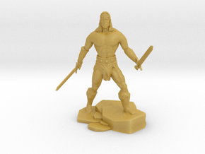 Conan 1/60 miniature for fantasy & rpg games in Tan Fine Detail Plastic