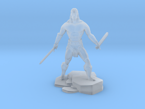 Conan 1/60 miniature for fantasy & rpg games in Clear Ultra Fine Detail Plastic