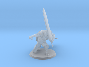 Guts Berserk Armour 1/60 miniature for fantasy rpg in Clear Ultra Fine Detail Plastic