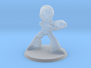 Megaman 1/60 miniature for games and rpg scifi in Clear Ultra Fine Detail Plastic