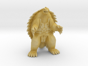Gamera Kaiju Monster Miniature for games and rpg in Tan Fine Detail Plastic