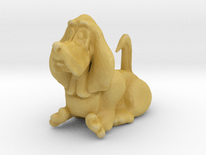 O Scale Comical Basset Hound in Tan Fine Detail Plastic