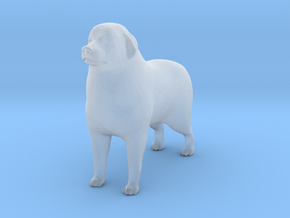 HO Scale Great Pyrenees in Clear Ultra Fine Detail Plastic