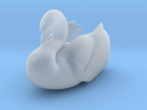 HO Scale Swan in Clear Ultra Fine Detail Plastic