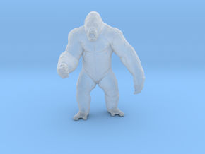 King Kong Kaiju Monster Miniature for games & rpg in Clear Ultra Fine Detail Plastic