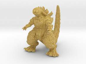 Godzilla Cookie Monster Kaiju Miniature for games  in Tan Fine Detail Plastic