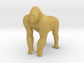 HO Scale Gorilla in Tan Fine Detail Plastic