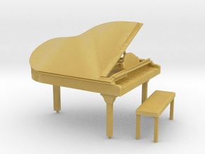 O Scale Grand Piano in Tan Fine Detail Plastic