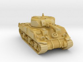 S Scale Sherman Tank in Tan Fine Detail Plastic