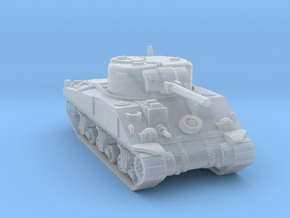 S Scale Sherman Tank in Clear Ultra Fine Detail Plastic