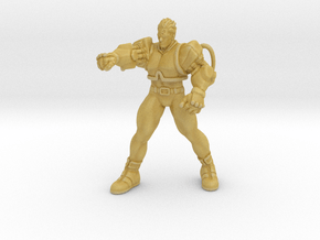 Captain Commando 1/60 miniature for games and RPG  in Tan Fine Detail Plastic