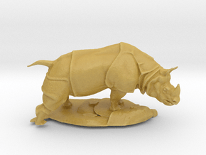 O Scale Rhino in Tan Fine Detail Plastic