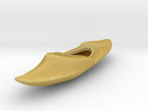 S Scale Kayak in Tan Fine Detail Plastic