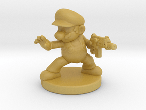 Mario Bros survivor 1/60 miniature for games rpg in Tan Fine Detail Plastic
