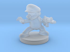 Mario Bros survivor 1/60 miniature for games rpg in Clear Ultra Fine Detail Plastic