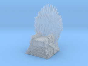 Game Of Thrones Iron Throne 1/60 miniature games in Clear Ultra Fine Detail Plastic