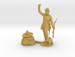 S Scale Soldier and Siesta in Tan Fine Detail Plastic
