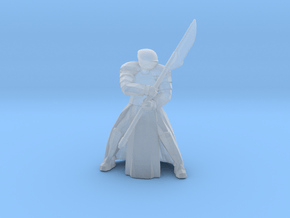 Star Wars Elite Praetorian Guard with Spear figure in Clear Ultra Fine Detail Plastic