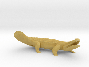 G Scale Crocodile in Tan Fine Detail Plastic