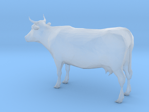 HO Scale Cow in Clear Ultra Fine Detail Plastic