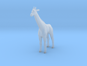 HO Scale Giraffe in Clear Ultra Fine Detail Plastic