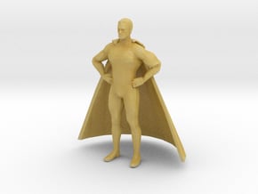 Superman Pose HO Scale in Tan Fine Detail Plastic