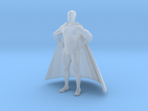 Superman Pose HO Scale in Clear Ultra Fine Detail Plastic