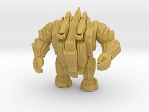 Earth Elemental 55mm DnD miniature for games rpg in Tan Fine Detail Plastic